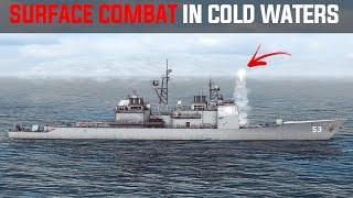 Ticonderoga Class Guided Missile Cruiser Annihilates Soviet Landing Force