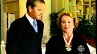 Kiefer Sutherland And Shirley Douglas Officer of the Order of Canada 2003