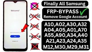 Samsung a10a02a20a12a23a30a01a03a04a70a50 Frp Bypass - Remove Google Account Without Pc