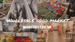 WHOLESALE FOOD MARKET IN MANCHESTER UK   New Smithfield Wholesale Market  Meats Butcher.