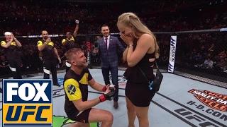 Alexander Gustafsson proposes to girlfriend after his KO win over Glover Teixeira  UFC FIGHT NIGHT