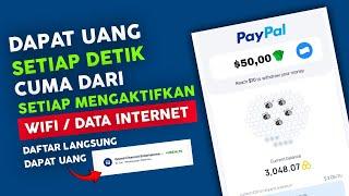 Di Bayar SETIAP DETIK  Setiap Menggunakan Wifi & Koneksi Internet - Cara Dapat Uang Dari Internet