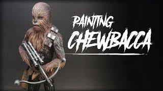 HOW TO PAINT FUR CHEWBACCA FROM STAR WARS
