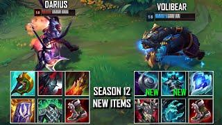 SEASON 12 VOLIBEAR vs DARIUS FULL BUILD FIGHTS & Best Moments