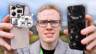 iPhone 16 Pro DROP TEST vs 15 Pro