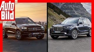 Mercedes GLS vs. BMW X7 2019 Test - Vergleich - Infos - SUV - Preise