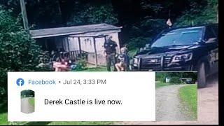 Derek Derkie Castle Facebook Live. Shootout in Bim State police at Derkies home. #derkieverse #sbaw