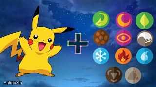 What If Ashs Pikachu Had All Types of Evolution  Pokemon All Types Evolution Fusion   AnimeXin 