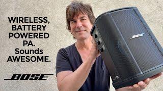 WIRELESS BATTERY POWERED PA SYSTEM - Bose S1 PRO +