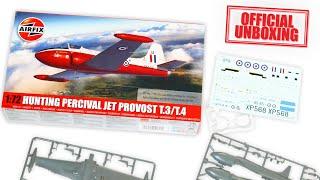 Official Unboxing Airfix Hunting Percival Jet Provost T.3T.4 A02103A