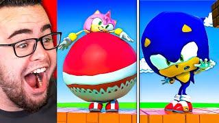 SONIC CHARACTERS But They Are FAT Reaction