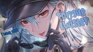 Nightcore ↬ Tongue Twister sped up