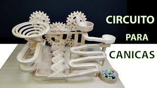 Máquina de Marble Machine Automático de madera Circuito de Carreras Para Canicas