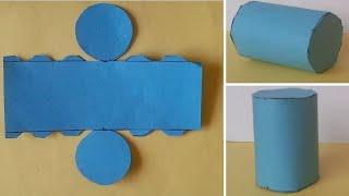 صنع اسطوانة من الورق المقوى - Cylinder