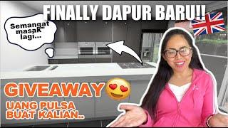 AKHIRNYA BANGUN DAPUR BARU 🩷 Ada uang pulsa buat kalian 🩷#noeamelya