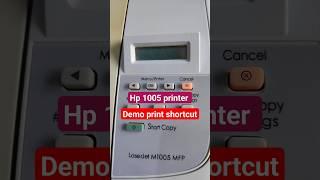 hp laserjet printer 1005 demo print shortcut #hpprinter #epsonprinter #windows #gigabytelaptop #hp