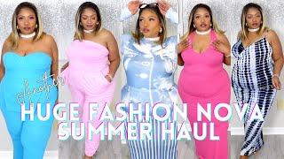 HAUL  ANOTHER *HUGE* FASHION NOVA SUMMER TRY-ON HAUL $For all sizes$ For The Love Of Jan