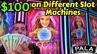 Pala Casino $100 Strategy Playing $20 in Different Slot Machines Fortune Teller Fortune Teller