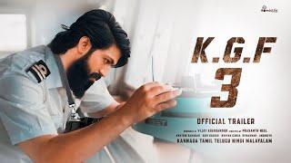 KGF CHAPTER 3 Official Trailer  Yash  Prabhas  Prashanth Neel  Ravi Basrur  Kgf 3 Trailer