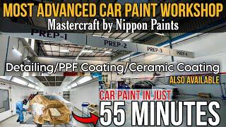 Most Advanced Car Paint Workshop in Delhi NCR MASTERCRAFT BY NIPPON PAINT