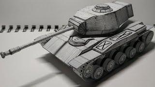 Building M41 Bulldog Walker American Medium Tank #papercraft #paperart #tank