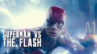 JUSTICE LEAGUE - Superman vs. The Flash Fight Scene - HD 2017