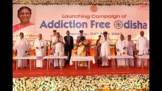 President inaugurates the campaign “Addiction Free Odisha” organised by Brahma Kumaris Centre