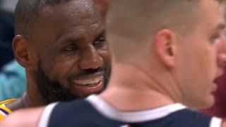 JOKIC TO LBJ IF U FLOP THEN I FLOP LETS PLAY GAVE LBJ A TASTE IF HIS OWN MEDICINE