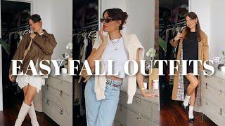 GET DRESSED WITH ME  Styling 4 everyday fall outfits