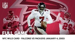 Michael Vicks Historic Upset  Falcons vs. Packers 2002 NFC Wild Card Playoffs  NFL Full Game