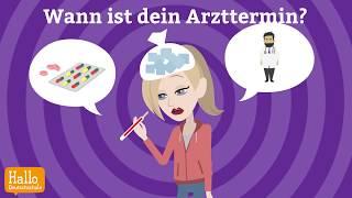 Learn German through dialogues  Lesson 8  How often do you play sport? ie and eipronunciation