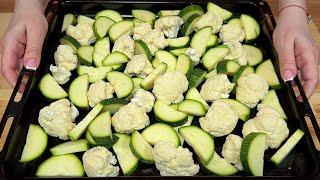 Gäste aus Spanien haben mir beigebracht wie man Zucchini und Blumenkohl so lecker kocht Lecker