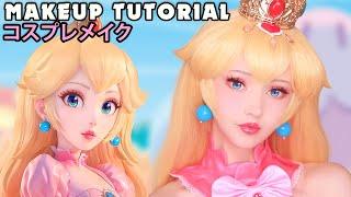  Princess Peach Cosplay Makeup Tutorial Super Mario 