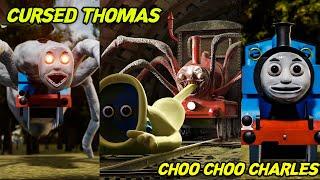 Cursed Thomas The Train VS Choo Choo Charles  Spider Train Animations