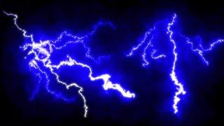 Intense Blue Thunderstorm Flashing Lightning 10+ Hours 4K  Screensaver  Wallpaper  Background