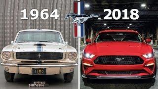 Ford Mustang Evolution 1964 - 2018