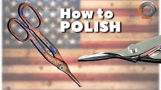 How to Polish Rusted Tools  Restore a 1950s Bergman Blue Bird Tin Snips