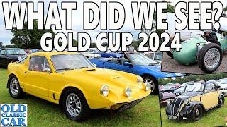 OULTON PARK Gold Cup 2024 - display cars classic car auction buses paddock & circuit action