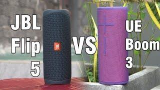 JBL Flip 5 vs UE Boom 3 Comparing sound  Flip 5 vs Boom 3 so sánh âm thanh.