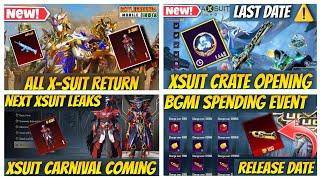  OMG  Carnival Xsuit Coming? Bgmi Next Xsuit Leaks  Scarl Glacier 3.5 Update  Spending Event