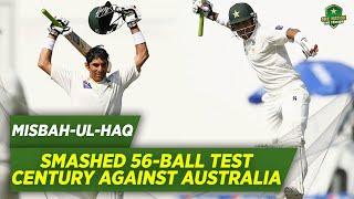 Misbah-ul-Haq Smashed 56-Ball Test Century  Against Australia in Abu Dhabi 2014  PCB  M1C2A