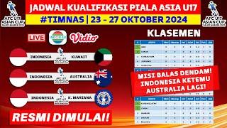Jadwal Kualifikasi Piala Asia U 17 2025 - Indonesia vs Kuwait - Kualifikasi Piala Asia U 17 2025