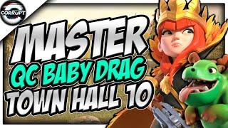 TH10 Queen Charge Baby Dragon Strategy Guide  Clash of Clans