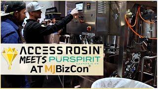 Access Rosin® Meets Purspirit at MjBizCon 2022