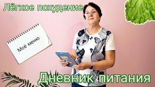 Дневник питания составляем и анализируем #правильноепитание #снижениевеса