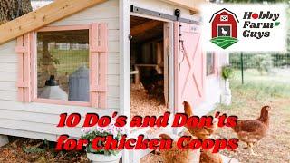 10 Dos and Donts for Your Chicken Coop