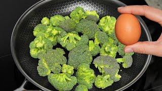 Just pour the eggs over the broccoli A quick and incredibly tasty recipe