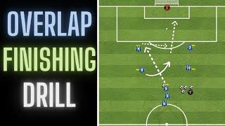 Overlap Finishing Drill  Box Shooting  FootballSoccer