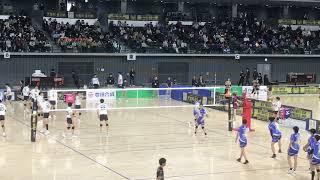 日本体育大学 vs フラーゴラッド鹿児島 v3 　スパイク練習　#天皇杯2023