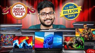 Best Laptop Deals  in Flipkart Big Billion Days & Amazon Great Indian Festival Sale